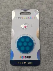 Popper Electric Blue PopFidget Popsockets Single Grip & Stand Phones Holder