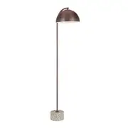 Ortez Floor Lamp Bronze Terrazzo White Iron - ORTEZ FL-WHTRZBZ