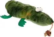 Happyyami Cat Toy Kitten Toys Funny Toys for Cats Cat Chew Toys Stuffed Toy for Cats Toys Cats Interactive Toys Kitten Teething Toys Cat Products Small Toy for Cats Green Plush