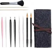 Scratch Pens for Scratch Pictures Set, 14 Scratch Pictures for Children's Tools, Scratch Pictures Adult Pens with Multiple Functions, Scratch Pens with Various Tips, Free Storage Bag