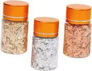 Ipetboom Glamour Foil Art Nails Bottles Manicure Foil Flakes Dazzling Art Glitter Chrome for Festival Decor Daily Manicure
