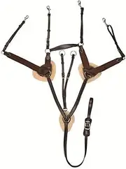 HKM Breastplate with Martingale, Lined with Lambskin