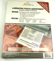 170 Laminating Pouches Sheet Size Letter Card Business Card Royal Sovereign