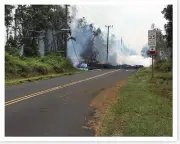 Leilani Street Fissure 13 Eruption Kilauea Volcano 2018 Silver Halide Photo