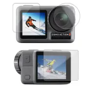 FLW307 Lens Dual Screen Protective Protector Film for DJI OSMO Action Sports Camera
