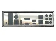 Customized I/O Shield For Z170A GAMING M9 ACK Motherboard Backplate IO