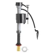 Fluidmaster 400A-019-P4 Polish Brass Black Fill Valve 3 L x 12.5 H x 3 W in.