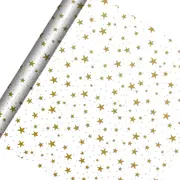 Hallmark Wrapping Paper Roll - Gold Stars