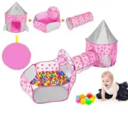 Baby Indoor Ocean Balls Dry Pool Children Space Capsule Toy Tents Tunnel Toddler