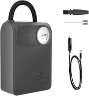 Car Air Pump Portable Air Compressor Multifunctional Electric Tire Inflator with Mechanical Pressure Gauges for Car Cycle ycle Tires Balls Black Corded-Mechanical Gauge