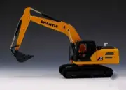 1:35 35CM SHANTUI SE215 Excavator Construction Equipment Machine Diecast Model
