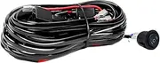 Off Road Light Wiring Harness - Lead Wire Harness for Offroad LED Lights,LED Lead Wire Harness for Offroad Spotlight Truck Wiring Harness Kit