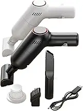 Car Vacuum Cleaner Wireless Vacuum Cleaner Wireless Car Vacuum Cleaner Air Blower Powerful Cleaning Machine Strong Suction Handheld for Car Portable(Black)