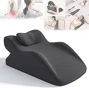 Relax Cush Pillow,2025 New Relax Cush Ergonomic Pillow,Relaxcush Lumbar Support Pillow,Relaxcush Back Pillow, Relax Shoulders,Soft and Comfortable, for All Everyone,Black+Pillow