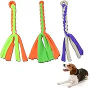 ASOCEA 3 Pack Dog Rope Toys Dog Flirt Pole Replacement Toys Pet Interactive Cotton Chew Toys Chase and Tug for Small Medium Dogs Puppies Breed Chewers