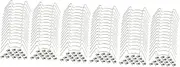 GANAZONO 3 Sets Stainless Steel Greenhouse Fixing Clip Spring Wire Glazing Clip Reinforce Glass Panels for Greenhouse