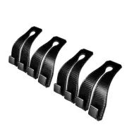 Car Back Seat Hooks for Headrest, Double Headrest Purse Hooks for Car, Car Ba...