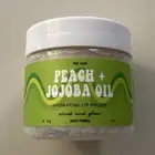 Bare Touch Peach + Jojoba Oil Hydrating Lip Sugar Scrub Polish scrub & glow 2 oz