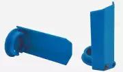 Shock Shaft Guards: Traxxas X-Maxx, Blue