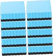 jojofuny 24pcs Whiteboard Erasers for Erasers for Dry Erase Board for Classroom Office Use Wave Edge Design Multi Compatible with Chalk Dry Erase Markers
