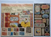 Graphic 45 COME ONE COME ALL Stickers & 12x12 Scrapbook Paper + Chipboard CIRCUS