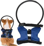 Blind Dog Bumper, Lightweight Adjustable Safety Bumper, Anti-Collision Protective Rings, 8.66inches Comfortable Pet Collar, Training Aid for Home & Outdoor Use