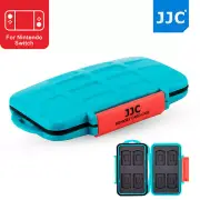 JJC Hard Memory Card Case Storage for Nintendo Switch Game Card*8+MicroSD Card*8