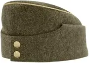 [militaryharbor] M42 Heer/Elite General Brown Wool overseas cap