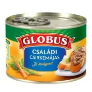 8x Hungarian Globus Poultry Liver Pate - Baromfimájas 190g / 6.7oz