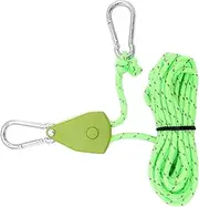 Tent Tie Ropes - Adjustable Guy Lines with Pulley System | 13ft Utility Cord for Tarp and Shelter Setup | High Performance Rope for Tent and Canopy Anchors Outdoor Rope Hanger for C