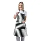 Kitchen Apron Waterdrop Resistant Cotton Apron with adjustable Aprons for Wom...