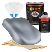 HOT ROD FLATZ Cool Gray Metallic Quart Kit URETHANE Flat Auto Car Paint Kit