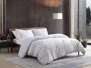 Kenneth Cole Holden Grid Quilt Cover Set Grey