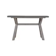 Stony 130cm Hall Entrance Console Table with Concrete Top - Grey