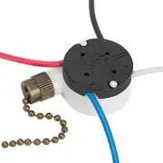 Ceiling Fan Switch Zing Ear Ze208s E89885 Pull Chain Switch 3 Speed 4 Wire