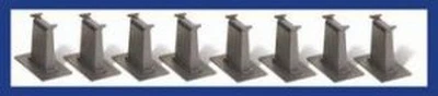 Bachmann 44472 HO E-Z Track Tall Pier (Set of 8)