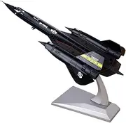 Replica Pre-Build Aircraf 1:144 For Scale Blackbird YF-12 Reconnaissance Aircraft Die-cast Metal Model (with Stand) Replica Alloy Classic Interceptor Military Display Collectible Or Gift Collection Gi