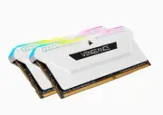 Corsair 16GB (2x8GB) 3600MHz DDR4 DRAM - C18 - Vengeance RGB Pro SL White Series
