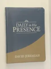 David Jeremiah Daily In His Presence Devotional Leather Bound New/Sealed