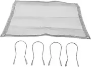 WEKADRIN 1 Set Folding Outdoor Fire Stand Replacement Mesh Heat Resistant Cooking Gear for Camping and Control Effortless Setup Versatile Mesh Screen Protection for Safe Outdoor Adventures