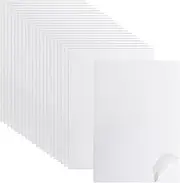 GLOBLELAND 20 PCS A4 Printable Vellum Paper Adhesive Acetate Paper Translucent Self-Adhesive Paper Handbook Stickers for Laser Printer Diary Album Notebook Card DIY Arts and Crafts