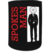 Alcohol Stubby Holder - Spokes Man Cycling - Funny Novelty Birthday Gift Joke Beer Can Bottle
