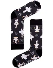 [Mitch Dowd] No Prob-Liama Crew Socks in Black