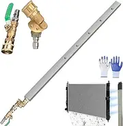 Pressure Radiator Cleaning Wand, 24''/32''/39'' Portable Car Radiator Cleaning Wand, Cleaning Brush and Two 1/4'' Quick Coupler, Home Car Truck Power Washer Wand (39.3 in)