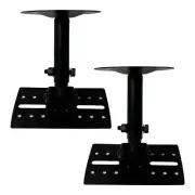 Pair Wall Ceiling Steel Convenient Stability Mounts Universal Stand for Speakers