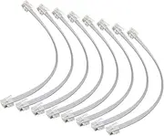 RIIEYOCA Short Cat5e Ethernet Patch Cable,RJ45 Computer LAN Network Cord for Router, Modem,Switch, Server (Cat5e 15cm)