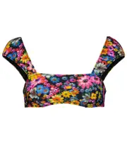 [Stella McCartney] Stella McCartney Floral bikini top AU 10 multicoloured