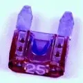 25 Mini Plug In Fuse Pack of 25