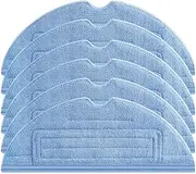 6 Pack Mop Cloth Pads for Roborock S7, Microfiber Mop Compatible with Roborock S7 S7+ S7 MaxV S7 MaxV Plus S7 MaxV Ultra S8 S8+ T7S T7S Vacuum Cleaner, Reusable and Washable Pad Accessories