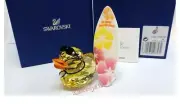Swarovski Sunny Steve Duck Sunglasses Surfboard Lt Topaz Crystal NEW 1096743